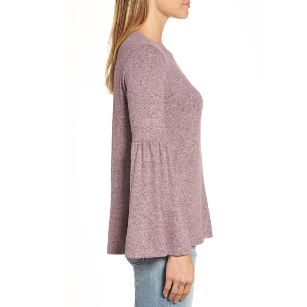 Gibson Bell Sleeve Cozy Fleece Pullover Sweater - Picture 2 of 12